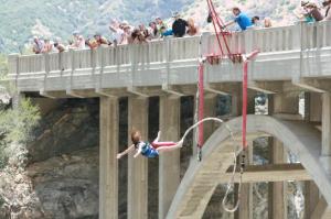 Bungee Jumping -The Bridge to Nowhere, California